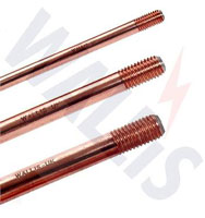 An image of 3 of the Wallis copperbond earth rods