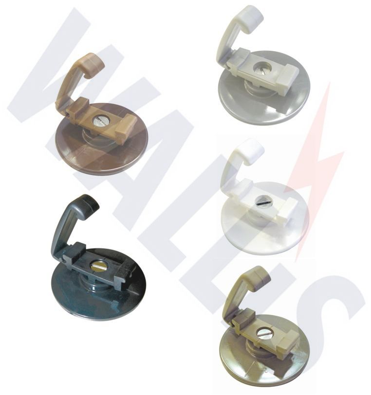 An image of 5 Wallis adhesive dc clips