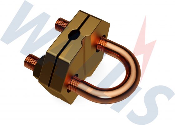 An image of the Wallis double plate u bolt clamp