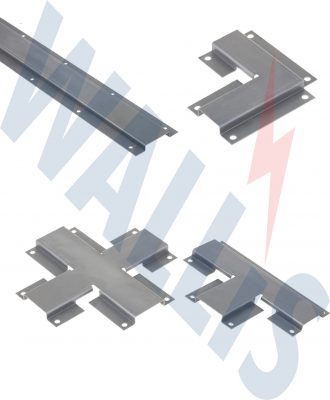 An image of 4 different shapes of the Wallis anti vandal tape guards