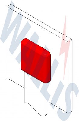 In-situ image of a bar to steel surface welding connection