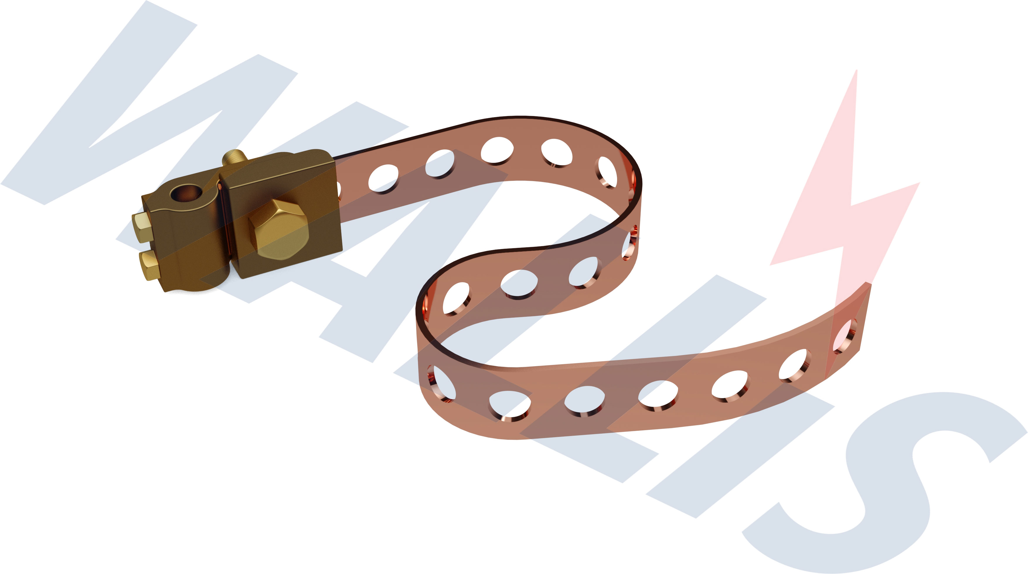 Rainwater Pipe Bond Lightning Protection AN Wallis