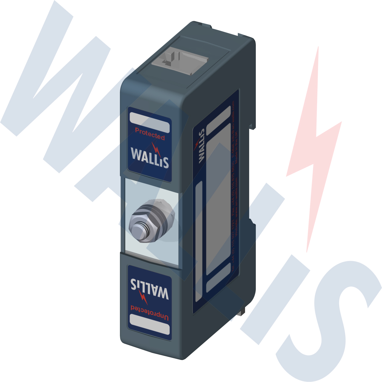 The WSPTLP range of Wallis telecom protection surge protectors