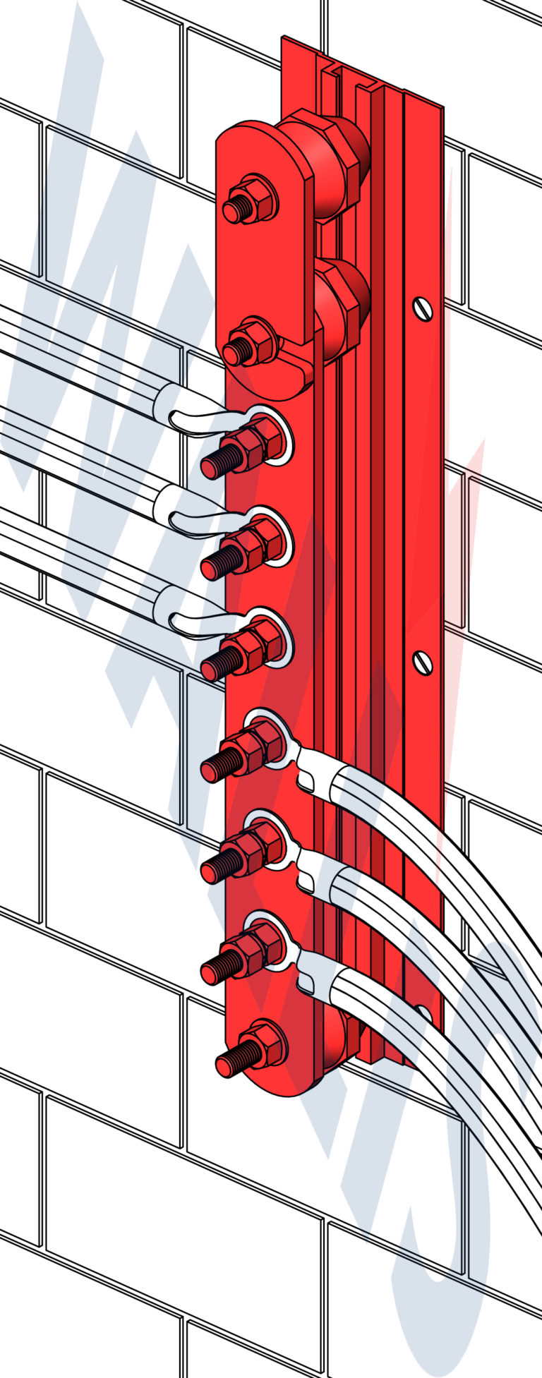 Earth Bars with Single Disconnecting Link Earth Bars, Earthing AN