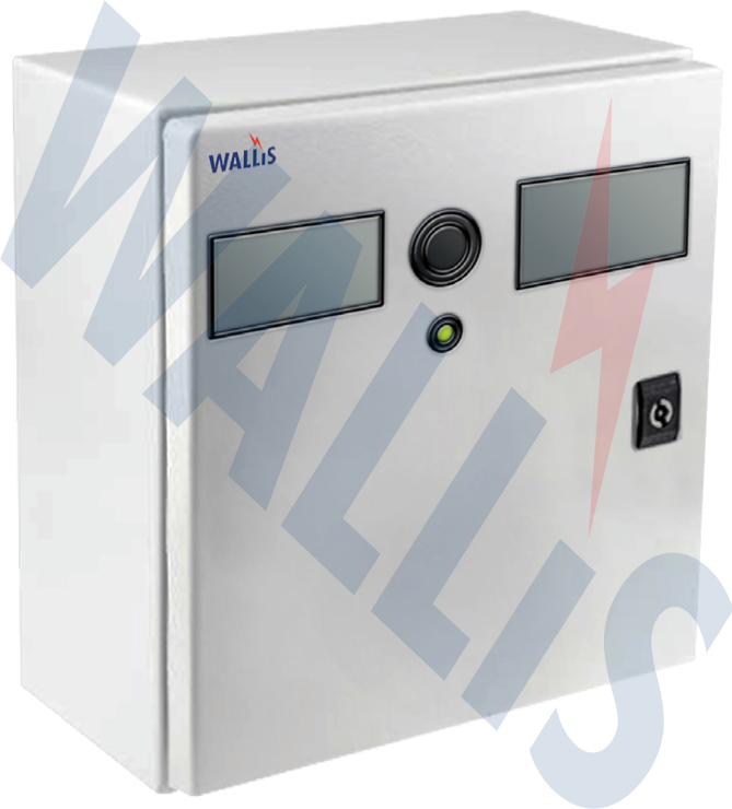 The WSP-HSA-40-40-230RCF Wallis mains distribution surge protector