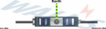 Wiring diagram of a WSPTLPRJ11 telecom surge protector