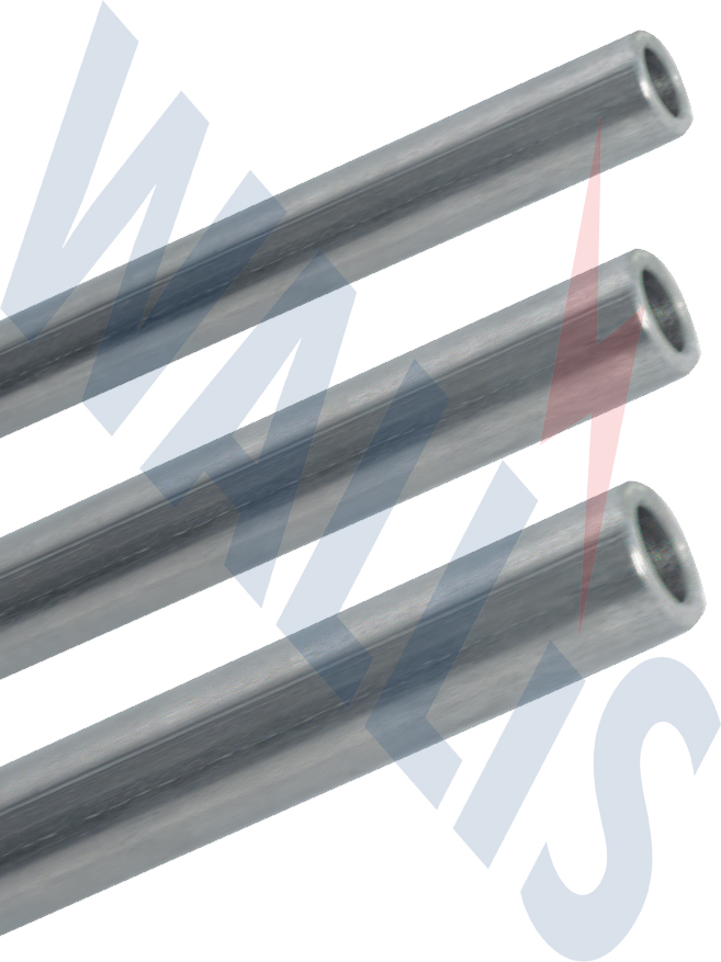 3 different sizes of stainless steel earth rods