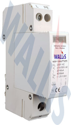 An image of the Wallis SPA101, type 2 surge protection device