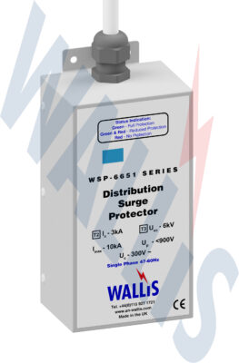 An image of the Wallis SPA102 surge protection device