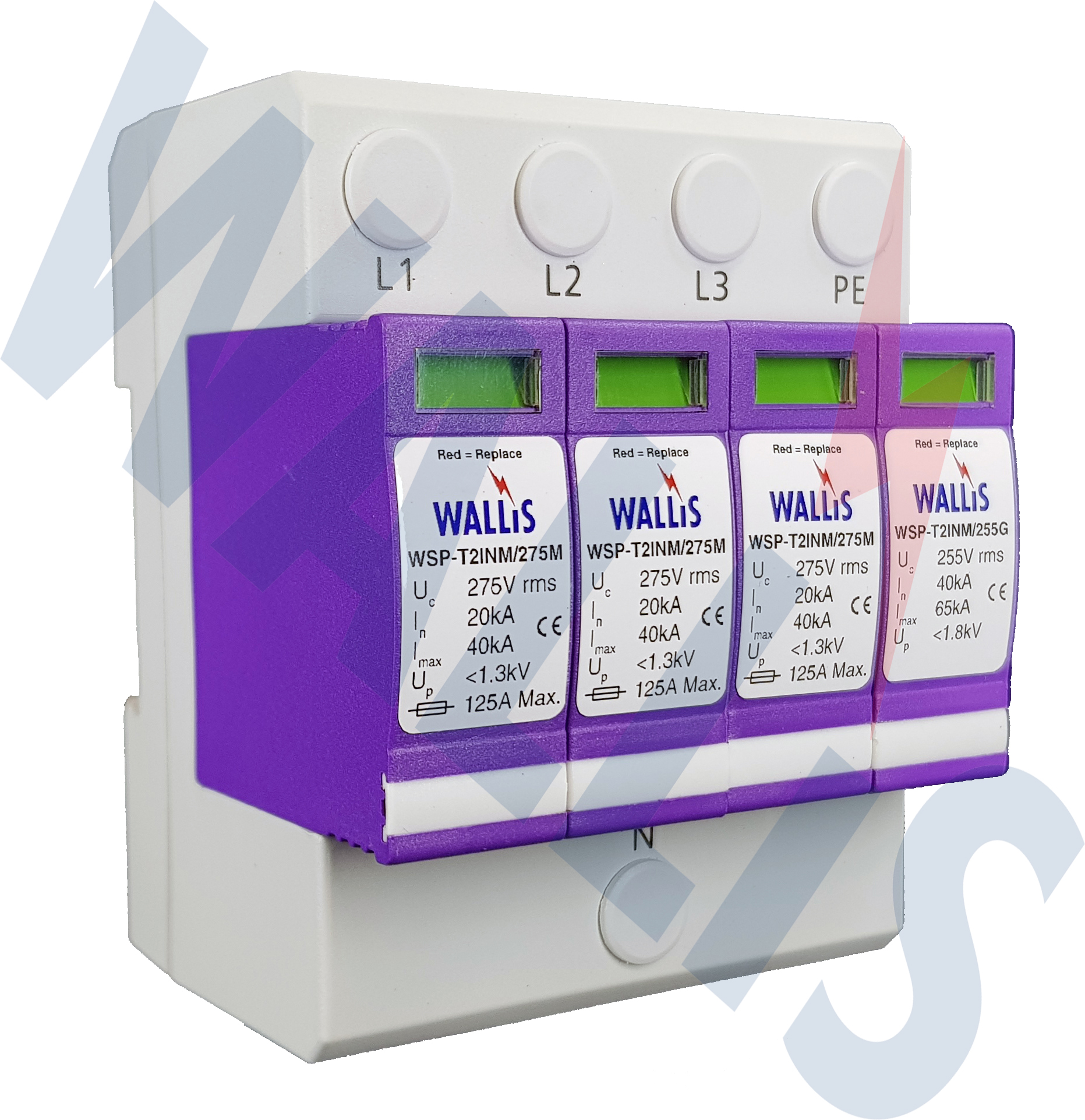 An image of a Wallis three phase neutral surge protector