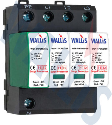 An image of a Wallis three phase neutral surge protector