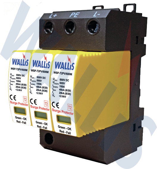 An image of a Wallis photovoltaic surge protector