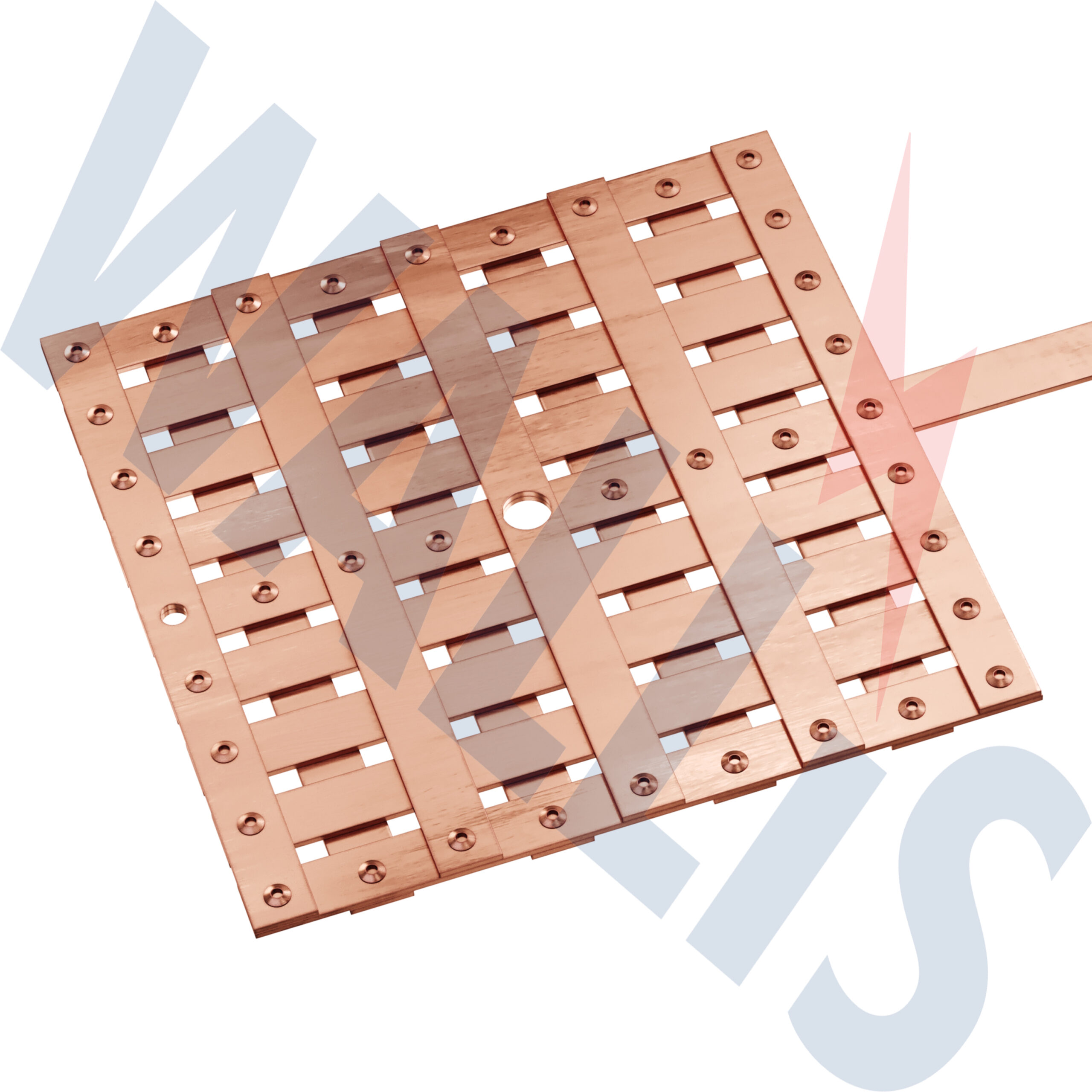 Image of the solid copper lattice mat