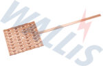 An image of the solid copper lattice mat with the copper tail