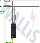 A wiring diagram for the Wallis PV range of products