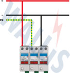 A wiring diagram for the Wallis WSP-T1PV2-12.5-1000R product